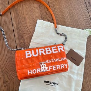 BURBERRY HORSEFERRY LOLA QUILTED BAG